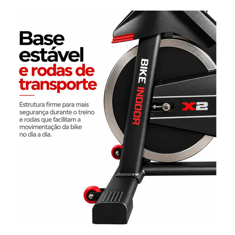 Bicicleta Spinning Evox Fitness X2 Com Disco De 13 Kg