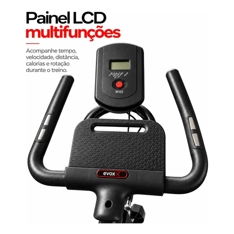 Bicicleta Spinning Evox Fitness X2 Com Disco De 13 Kg