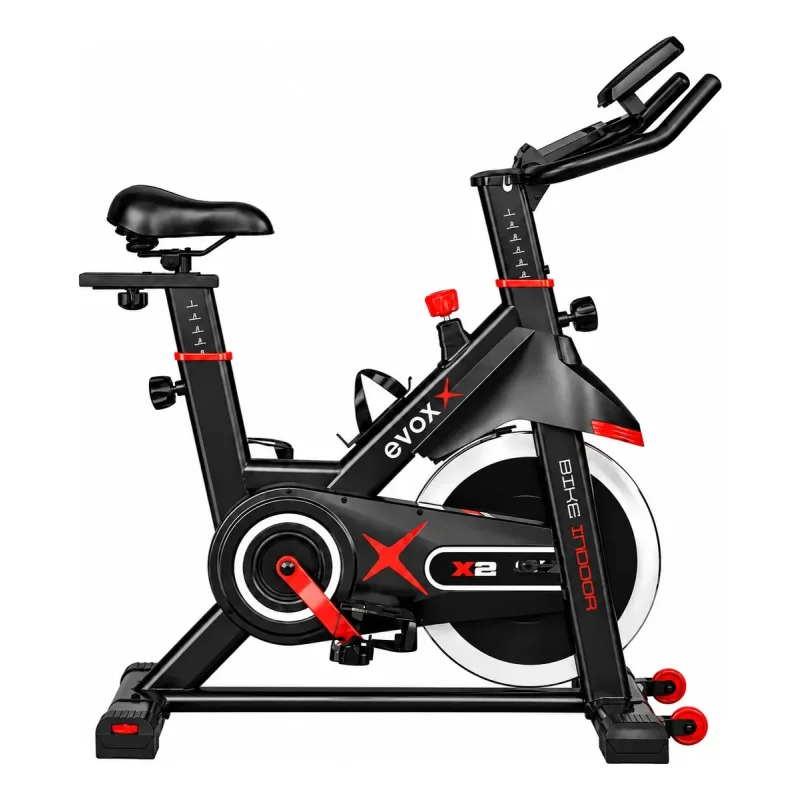Bicicleta Spinning Evox Fitness X2 com Disco de 13 kg