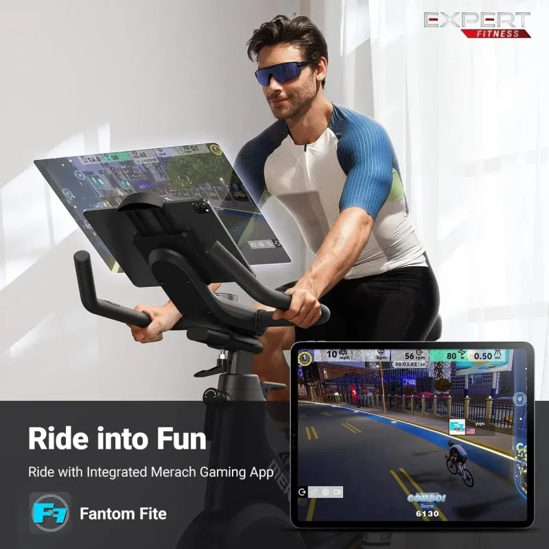 Bicicleta Spinning Smart Expert Fitness Sx10i Com Inclinacao