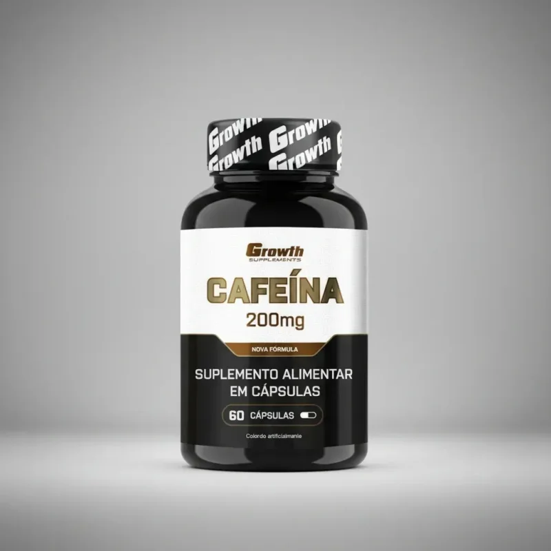 Cafeina 200mg Growth Supplements Termogenico 60 Capsulas