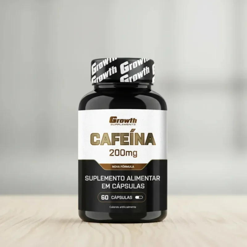Cafeina 200mg Growth Supplements Termogenico 60 Capsulas