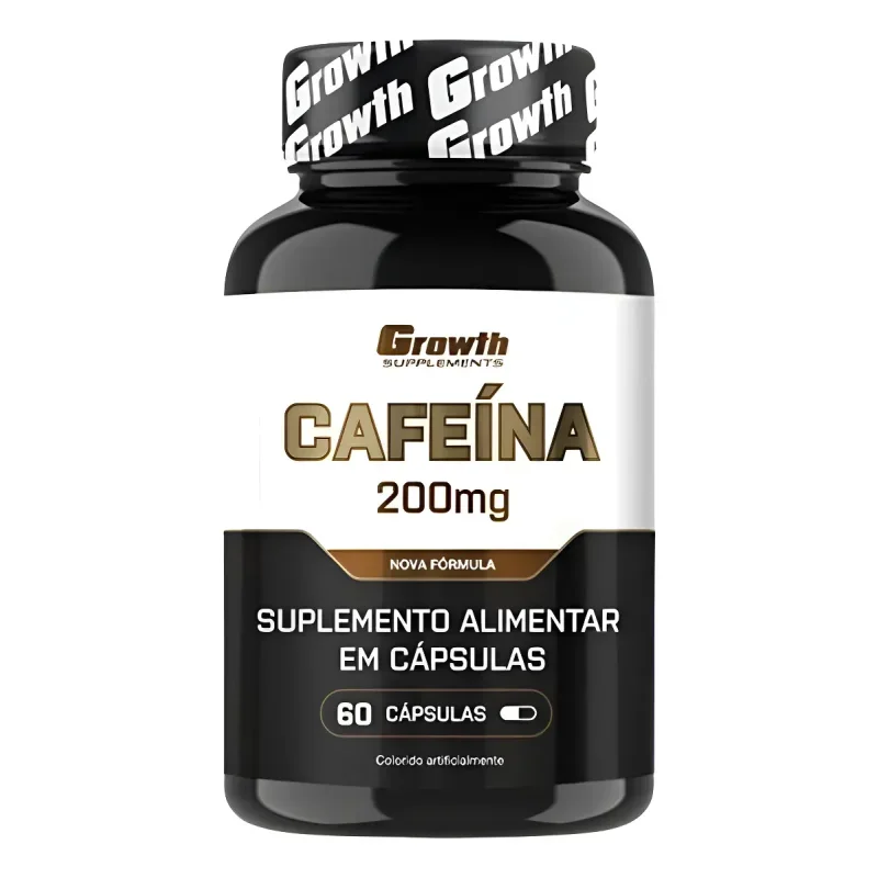 Cafeína 200mg Growth Supplements Termogênico 60 Cápsulas