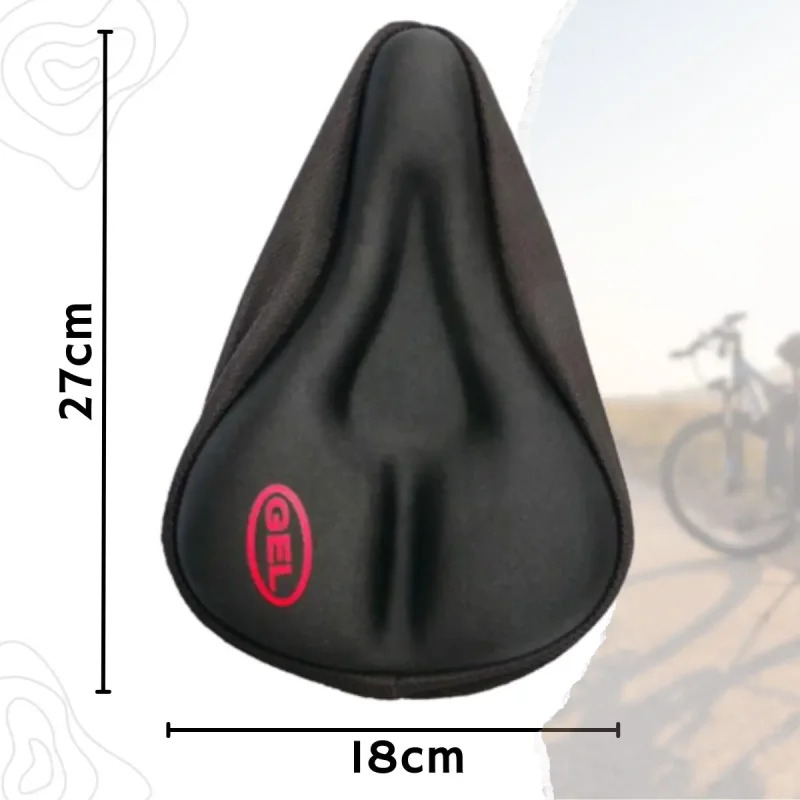 Capa Gel Banco Selim Ajustavel Bike Mtb Speed Spinning