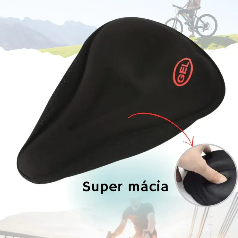 Capa Gel Banco Selim Ajustavel Bike Mtb Speed Spinning