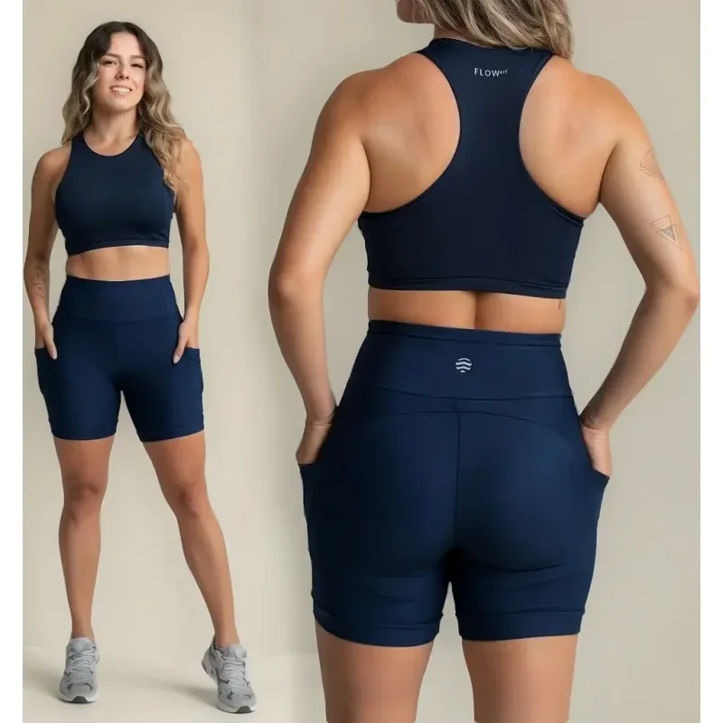 Conjunto Academia Feminino Top e Short FlowFit