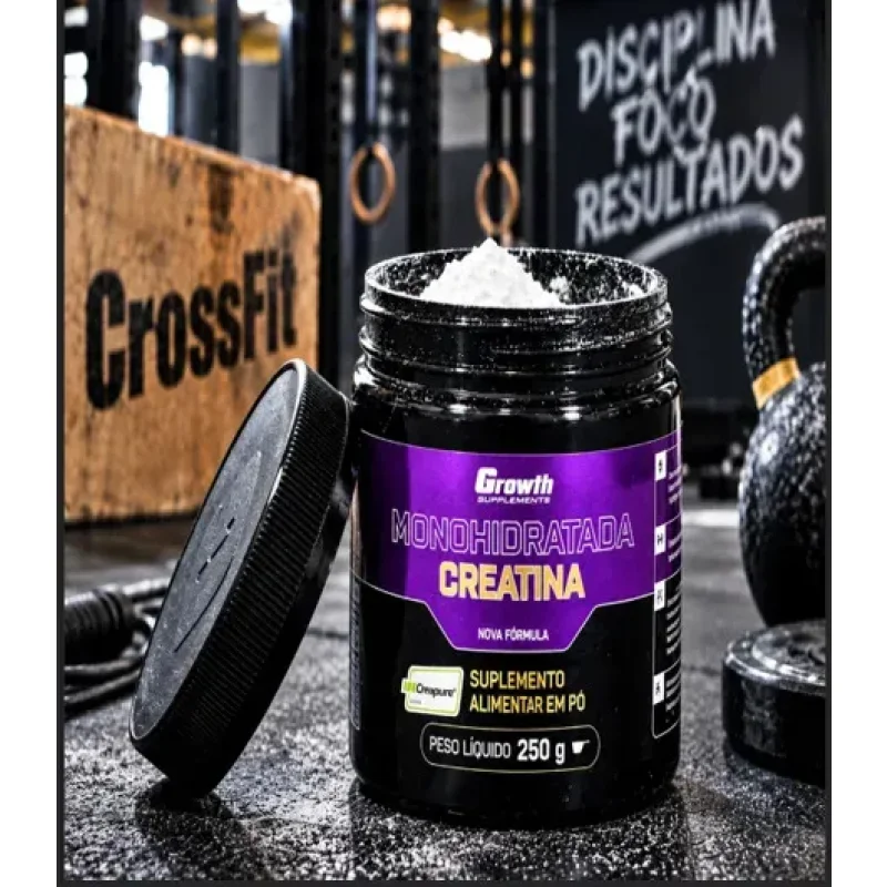 Creatina Creapure Growth Supplements 250g Sem Sabor