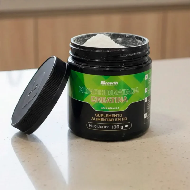 Creatina Monohidratada 100g Growth Supplements Sem Sabor