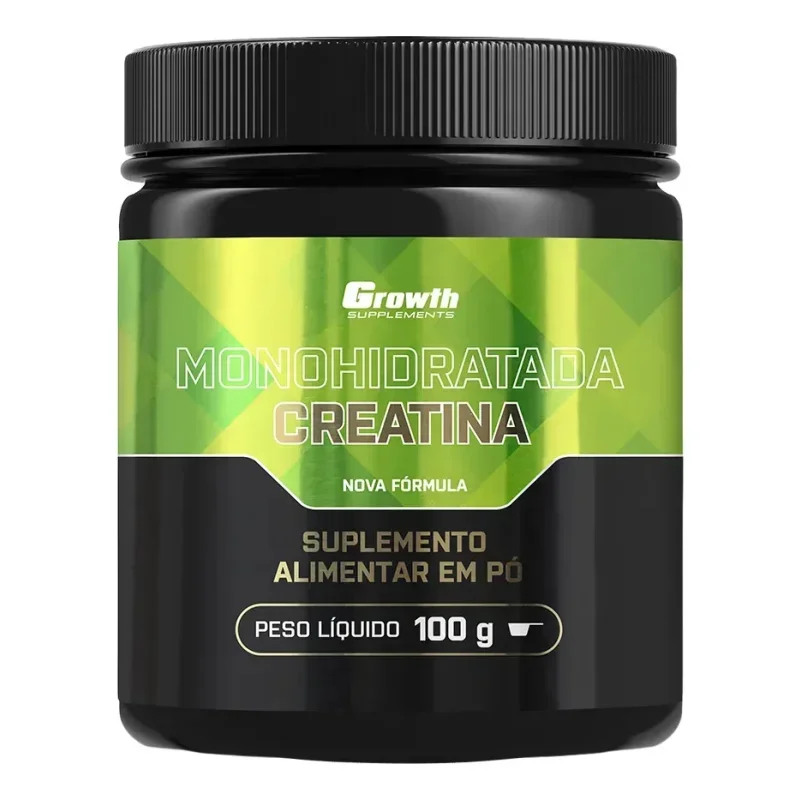 Creatina Monohidratada 100g Growth Supplements Sem Sabor