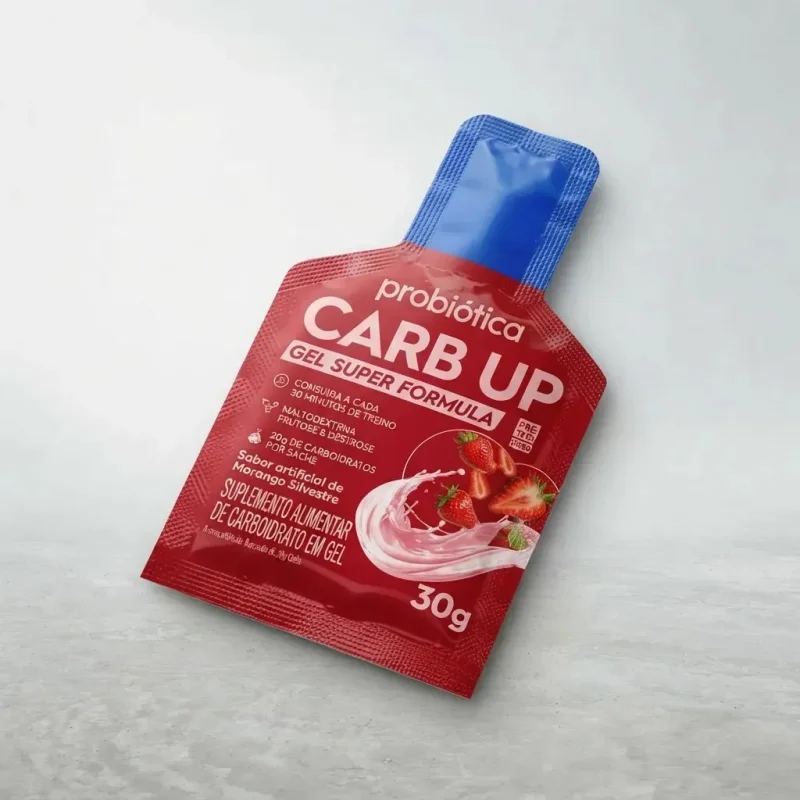 Gel Carboidrato Probiotica Carb Up Morango Silvestre 10 Un