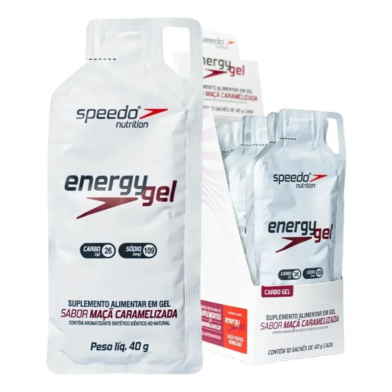 Gel Carboidrato Speedo Maçã Caramelizada 40g 10 Un