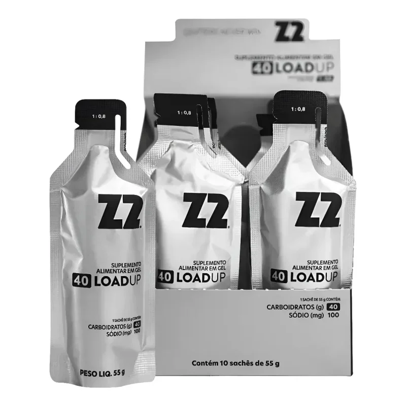 Gel Carboidrato Z2 LoadUp Original 40g Carb 55g 10 Un