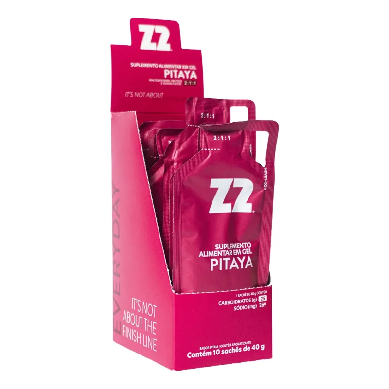 Gel Carboidrato Z2 Pitaya 40g Caixa Com 10 Unidades