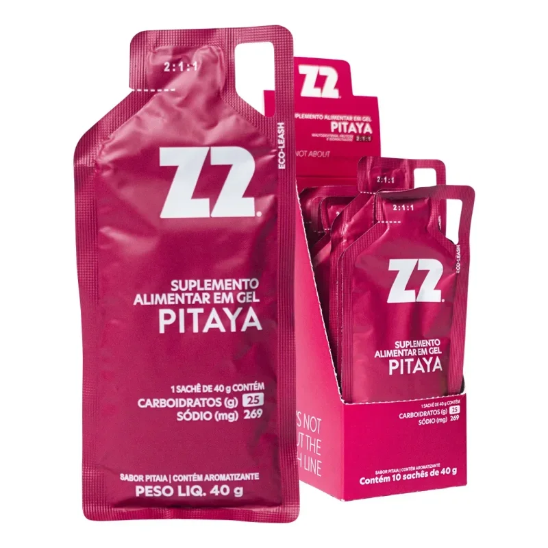 Gel Carboidrato Z2 Pitaya 40g Caixa com 10 Unidades