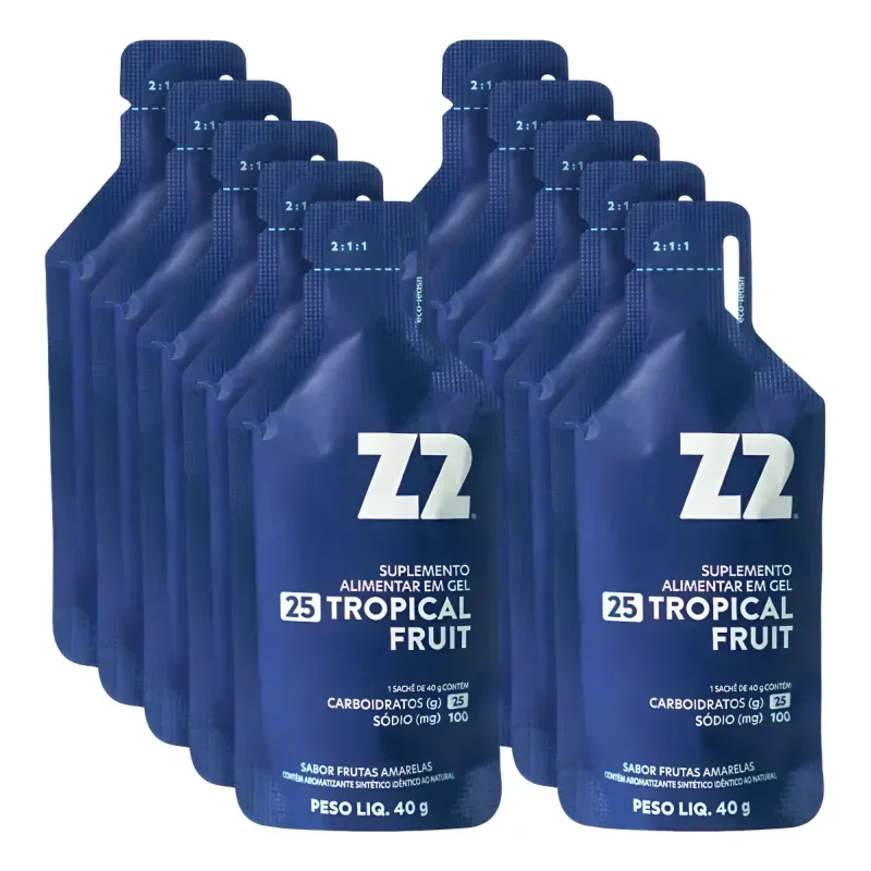 Gel Carboidrato Z2 Tropical Fruit 40g Caixa Com 10 Un