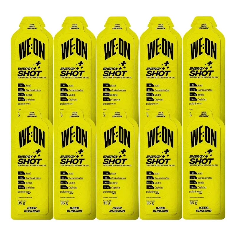 Gel De Carboidrato Weon Energy Shot Limonada Suica 10 Saches