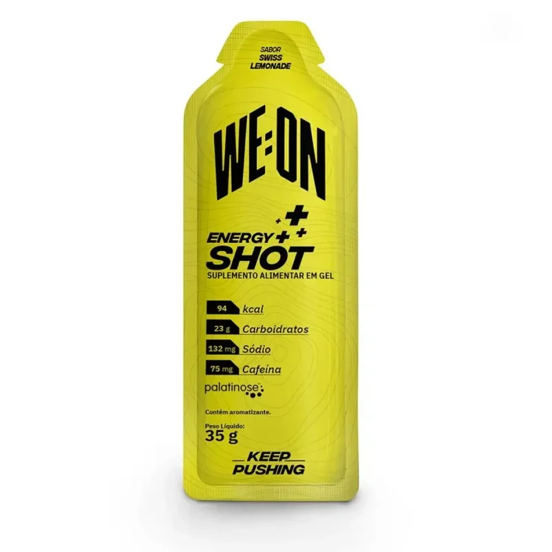 Gel de Carboidrato We:On Energy Shot Limonada Suíça 10 Sachês