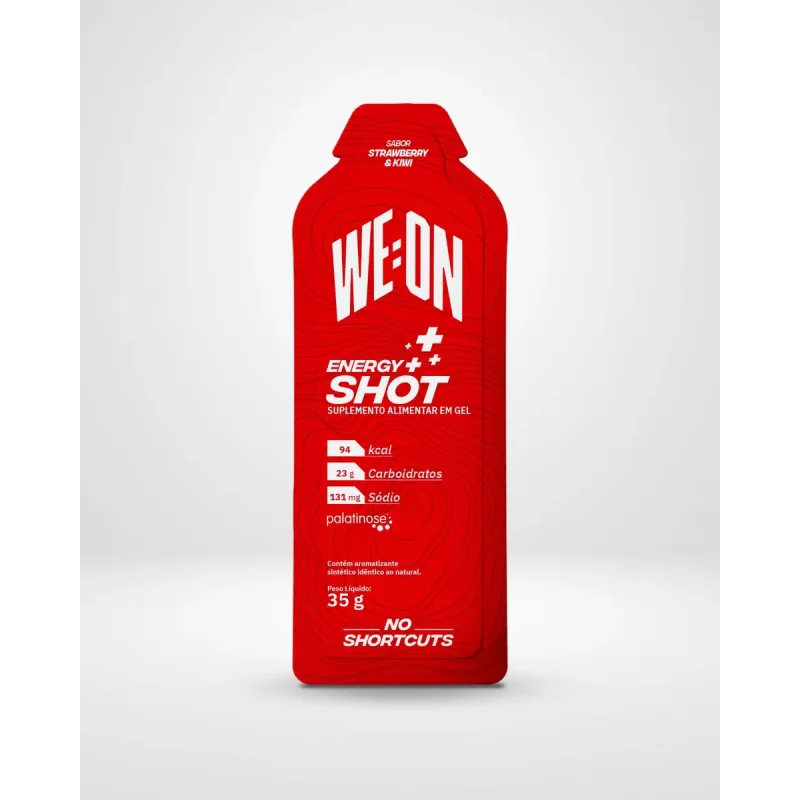 Gel De Carboidrato Weon Energy Shot Morango Kiwi 10 Saches