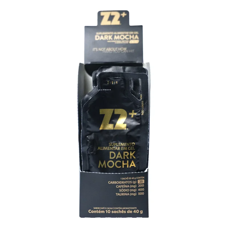 Gel Energetico Z2 Dark Mocha 40g Caixa Com 10 Unidades