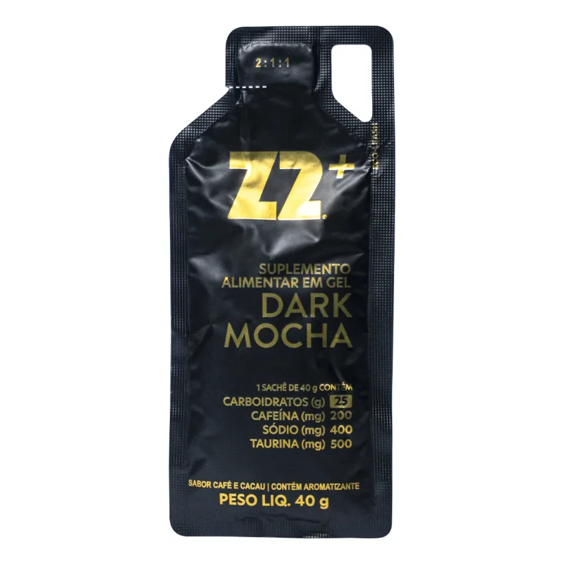 Gel Energetico Z2 Dark Mocha 40g Caixa Com 10 Unidades