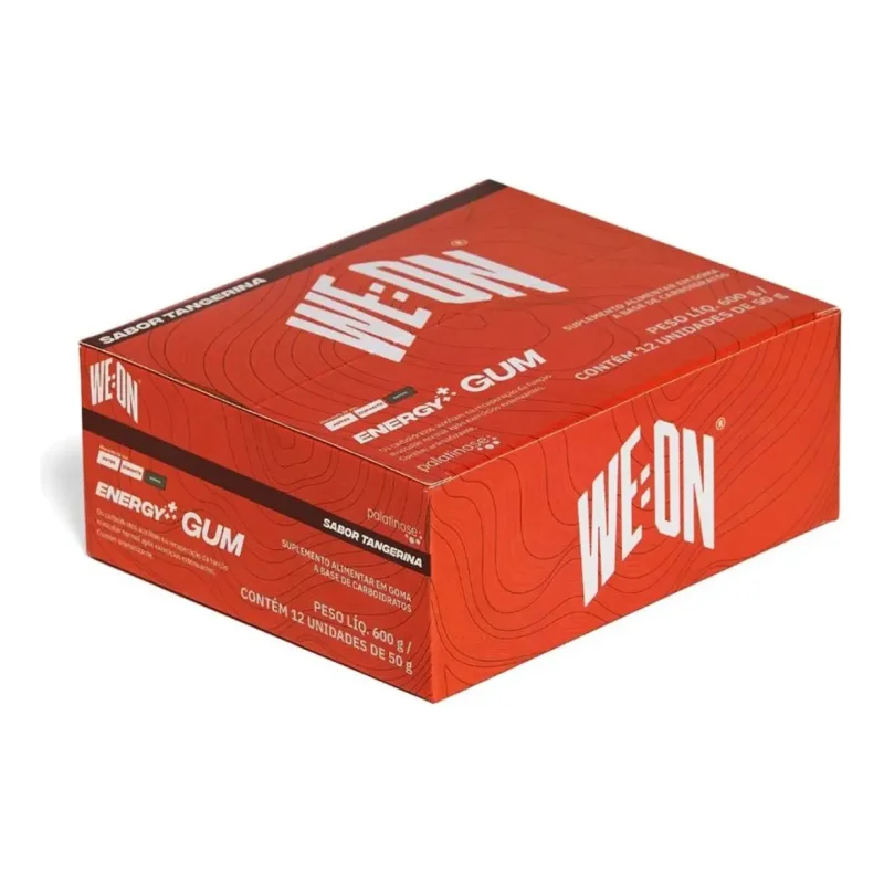 Goma Gel Carbo Energy Gum Weon Tangerina 12 Saches