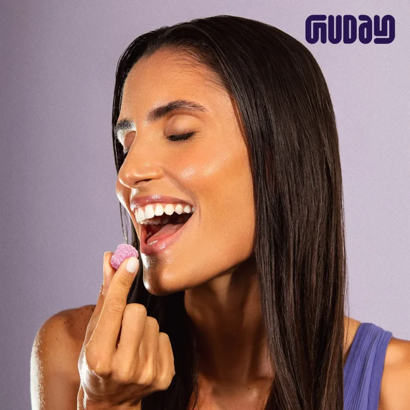 Guday Creatina Monohidratada Gummies Frutas Vermelhas 60un