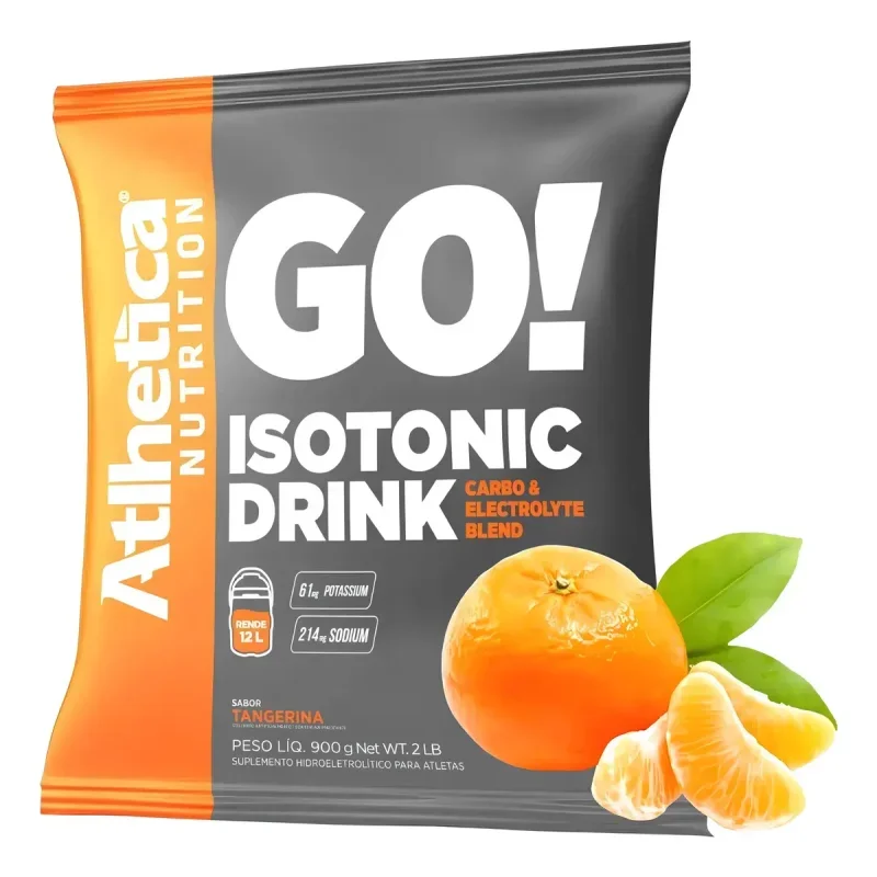 Isotônico em Pó Atlhetica Nutrition Drink 900g Tangerina