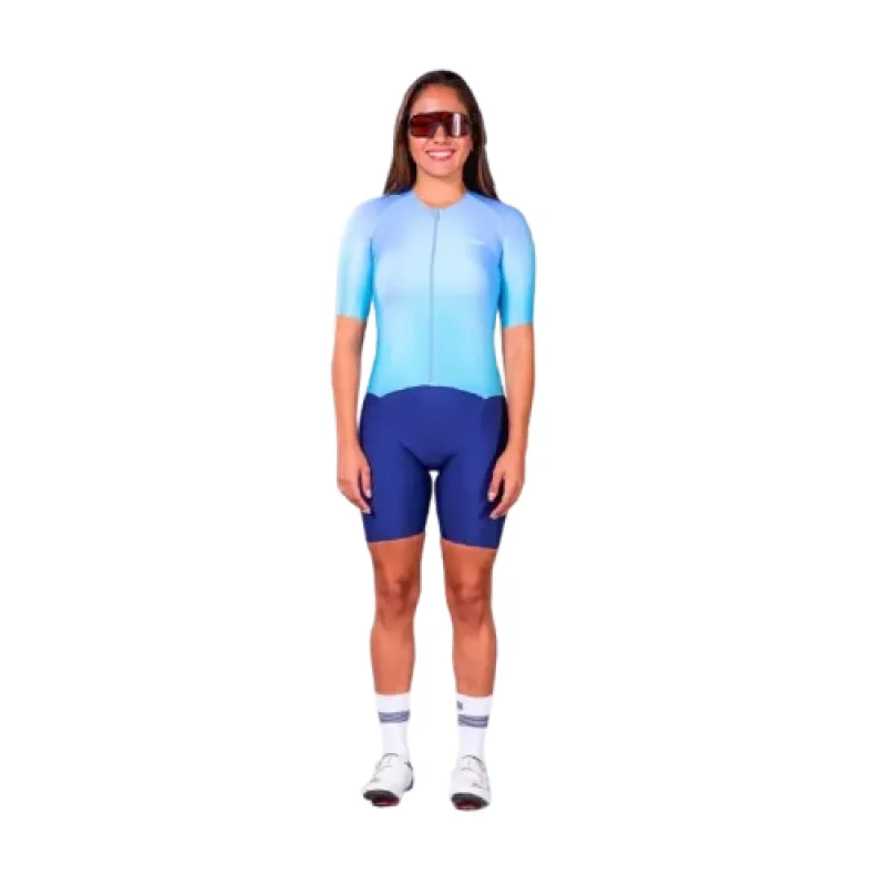 Macaquinho Triathlon 140 Woom Feminino Azul