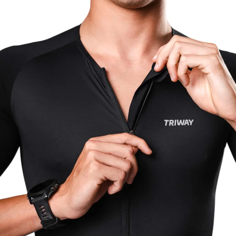 Macaquinho Triathlon Triway Sports Sprint Black Masculino