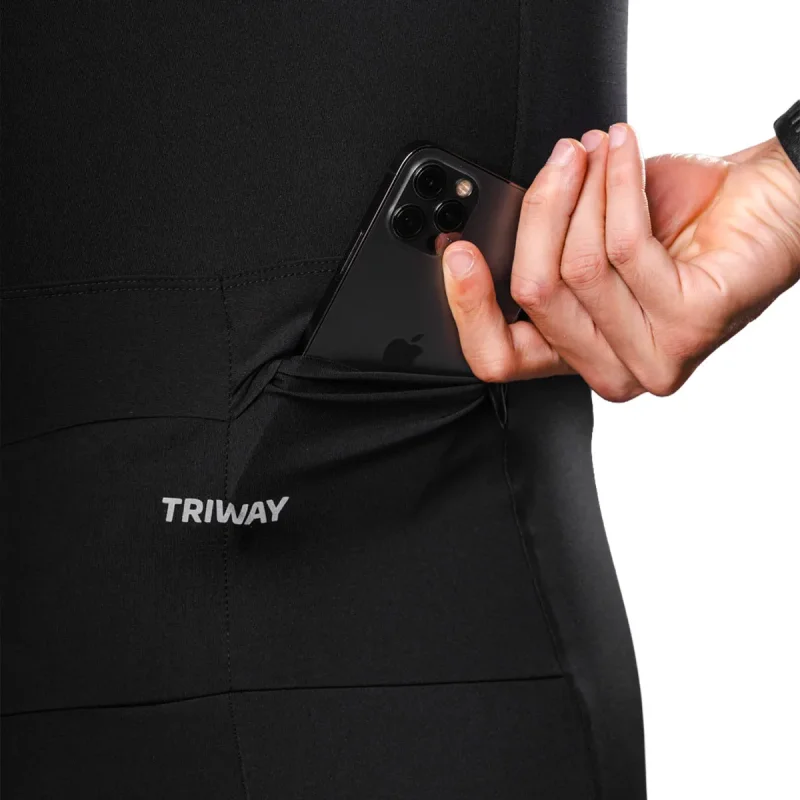 Macaquinho Triathlon Triway Sports Sprint Black Masculino