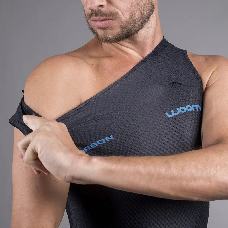 Macaquinho Triathlon Woom Carbon Exo Masculino