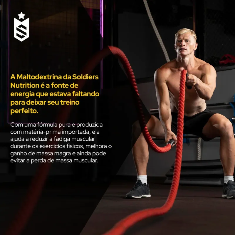 Maltodextrina 1kg 100 Pura Soldiers Nutrition