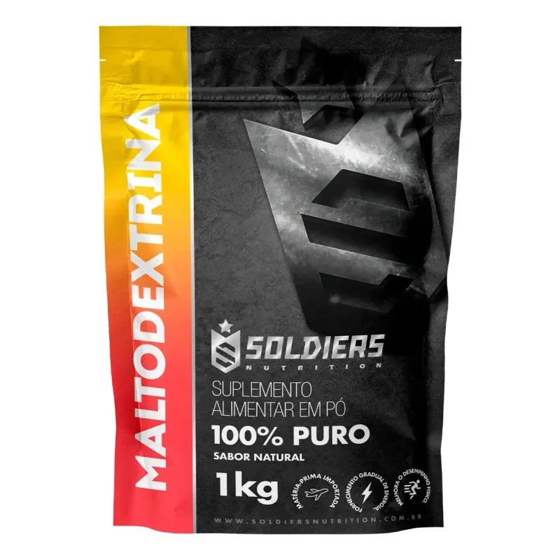 Maltodextrina 1kg 100% Pura Soldiers Nutrition