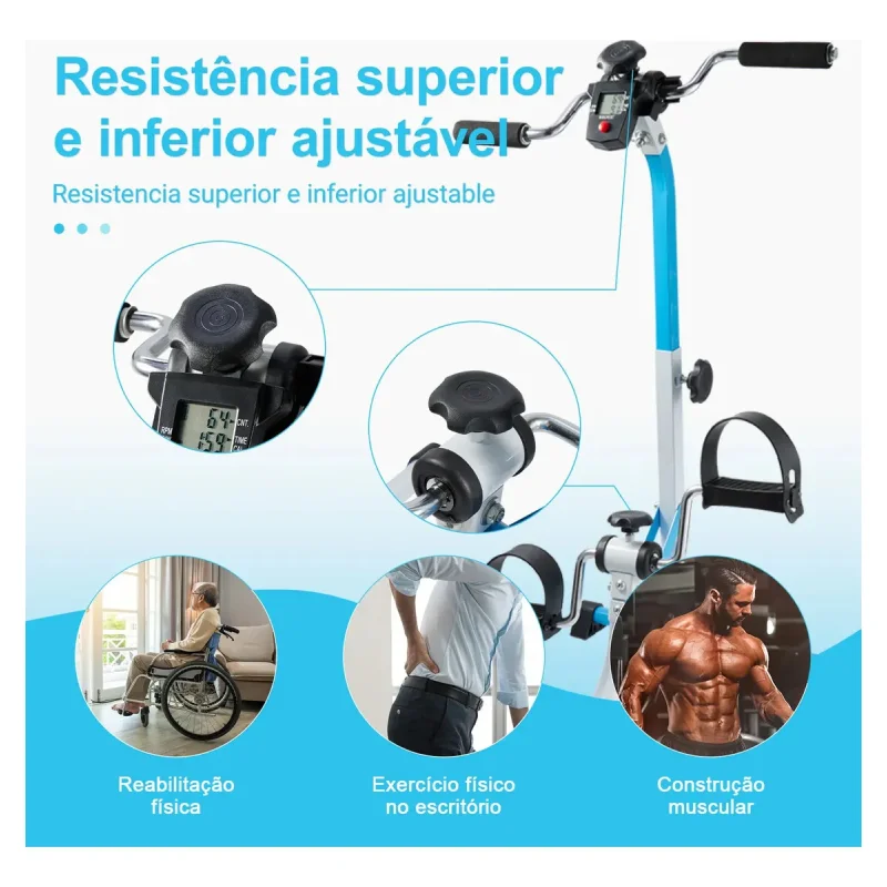 Mini Bicicleta Ergometrica Joyfox Fitness Idosos