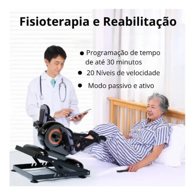 Mini Bicicleta Fisioterapia Eletrica Reabilitacao Bivolt