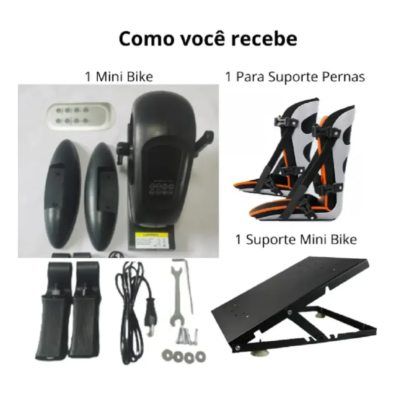 Mini Bicicleta Fisioterapia Eletrica Reabilitacao Bivolt