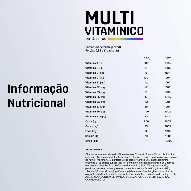 Multivitaminico Dux Nutrition 30 Capsulas Concentrado