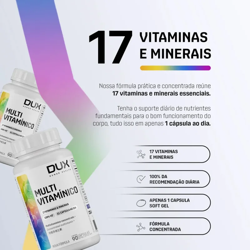 Multivitaminico Dux Nutrition 30 Capsulas Concentrado