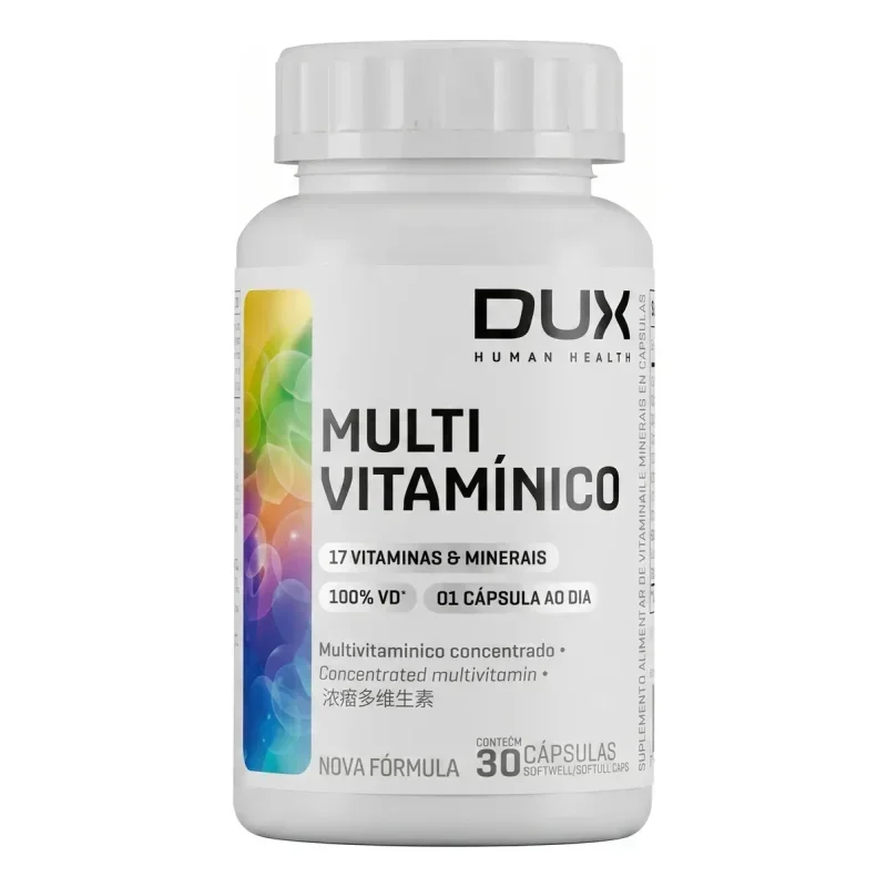 Multivitamínico Dux Nutrition 30 Cápsulas Concentrado