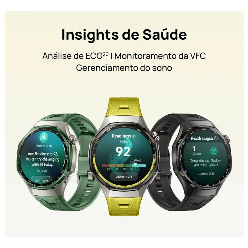 Smartwatch Huawei Watch Gt 7 Pro 46mm Titanio E Ecg Preto