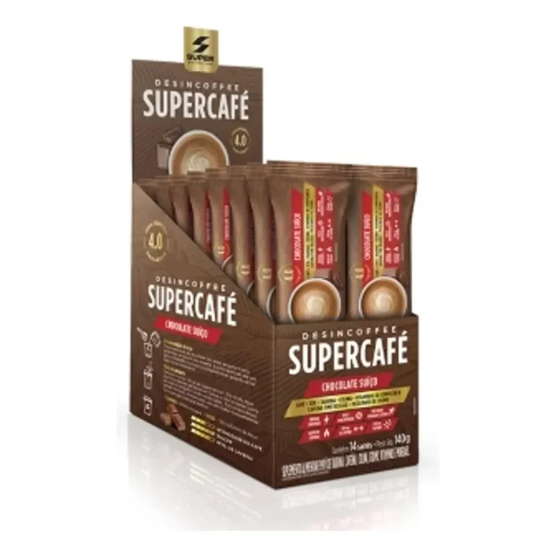 Supercafé Sticks Chocolate Suíço 14 Unidades 10g