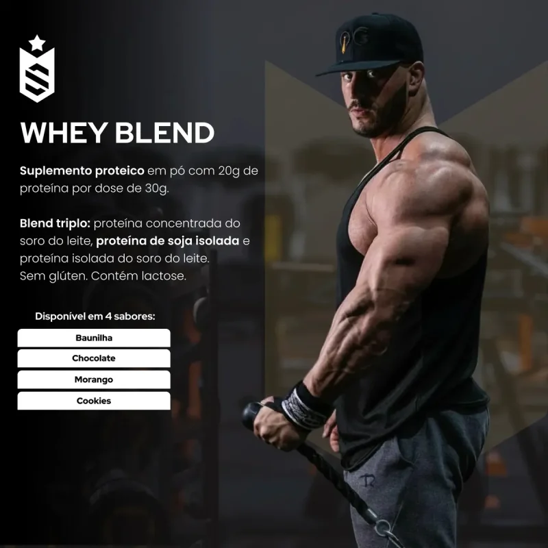 Whey Blend Protein Soldiers Nutrition Cookies 900g