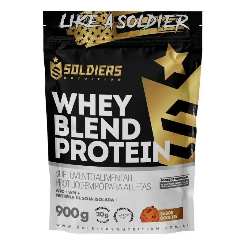 Whey Blend Protein Soldiers Nutrition Cookies 900g
