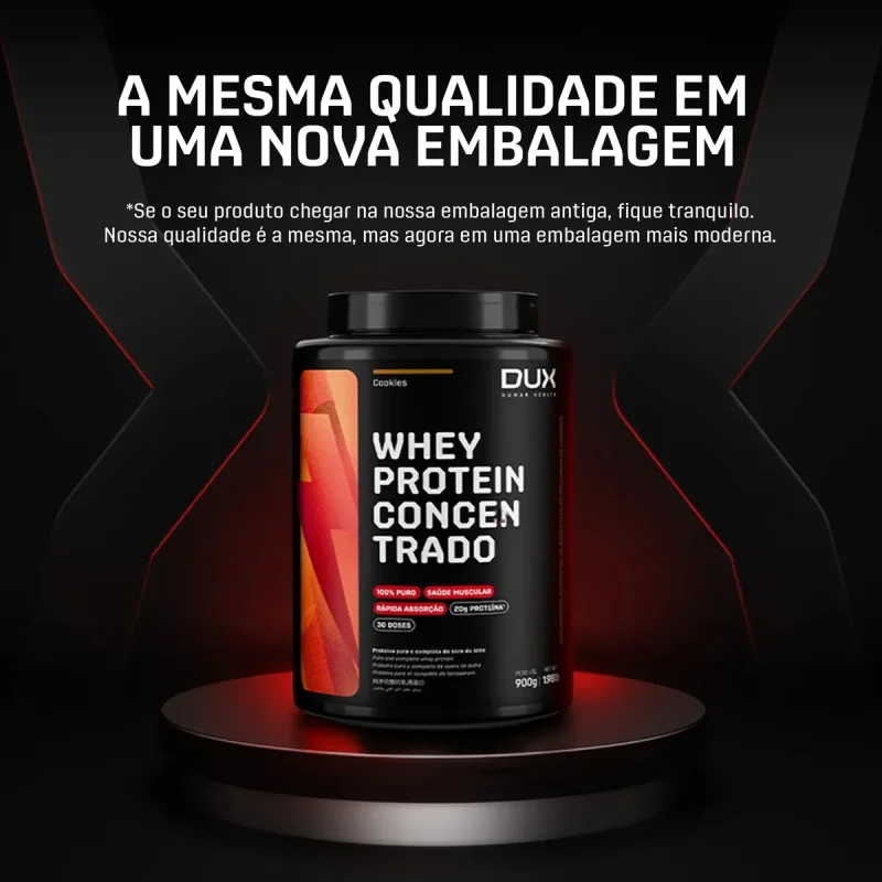 Whey Protein Concentrado Dux Nutrition 900g Chocolate
