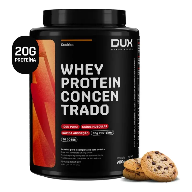 Whey Protein Concentrado Dux Nutrition Cookies 900g