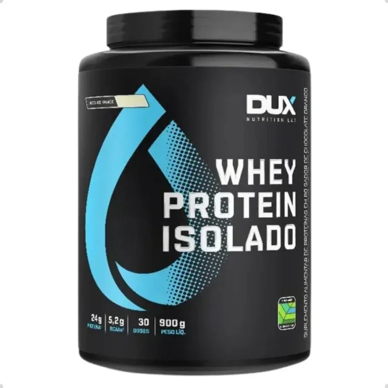 Whey Protein Isolado Dux 900g Chocolate Branco